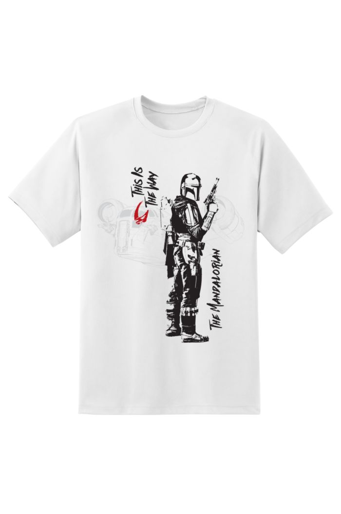 THIS IS THE WAY T-SHIRT WHITE XS
