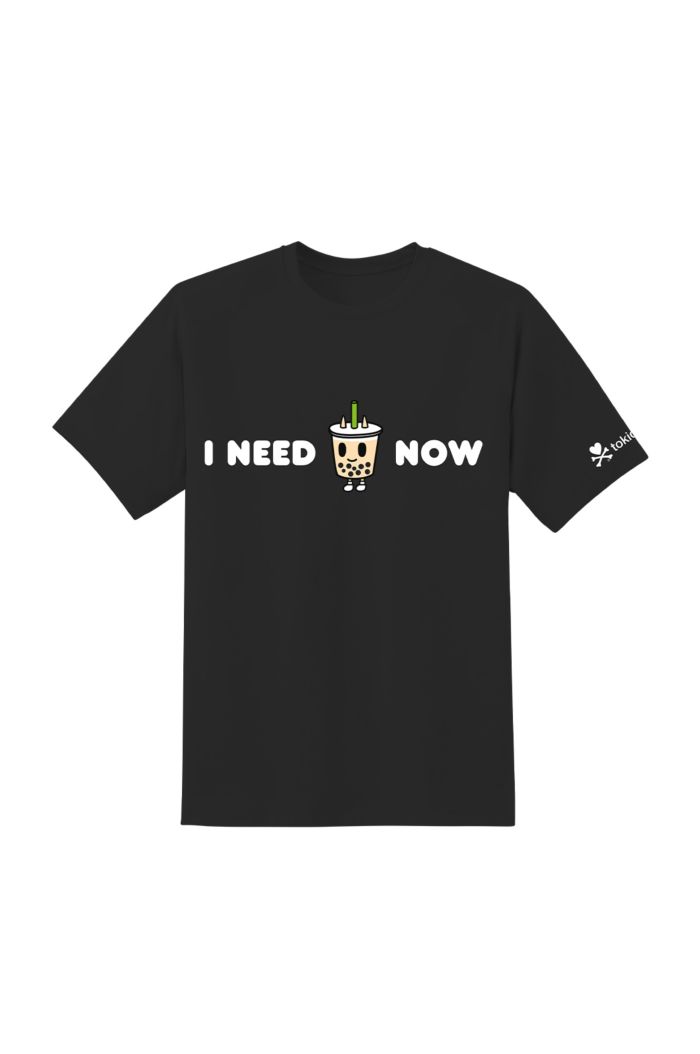 TOKIDOKI I NEED BOBA T-SHIRT BLACK M