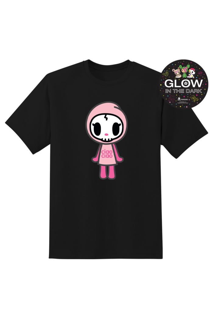 TOKIDOKI CIAO CIAO T-SHIRT BLACK XS