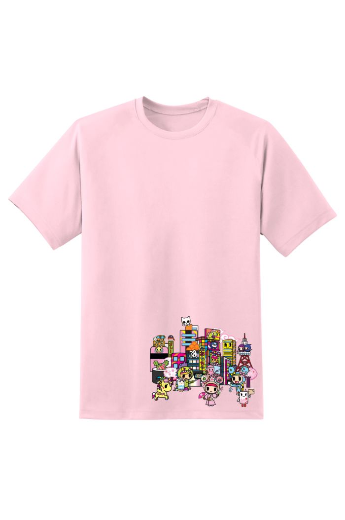 TOKIDOKI CITY T-SHIRT PASTEL PINK XS