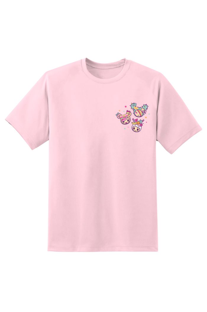 TOKIDOKI CACTUS FRIENDS T-SHIRT PASTEL PINK S