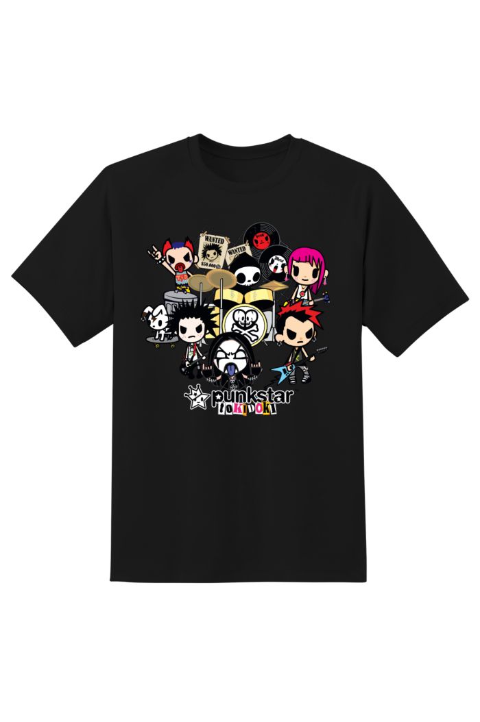 TOKIDOKI PUNKSTAR T-SHIRT BLACK S