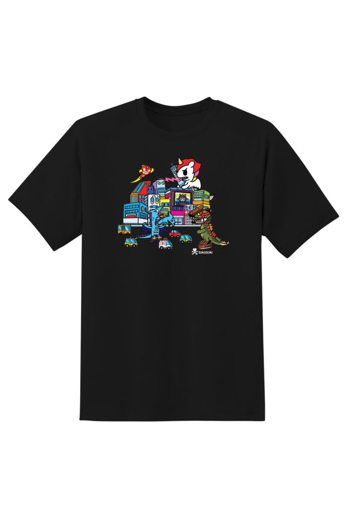 TOKIDOKI KAIJU FIGHT T-SHIRT BLACK S