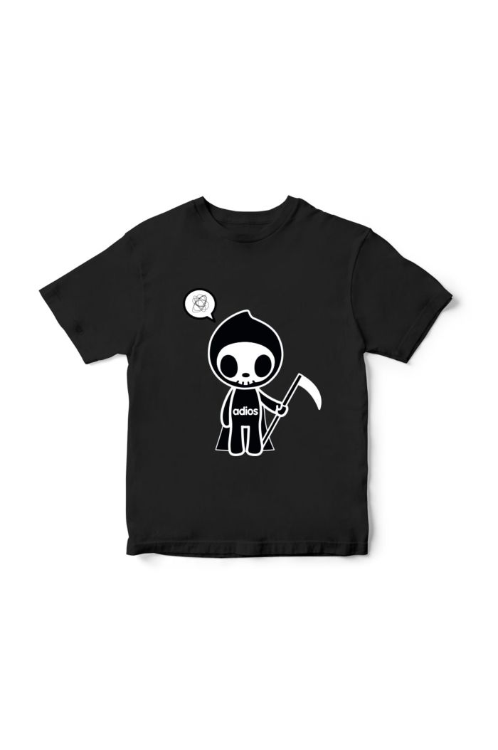TOKIDOKI ADIOS GLOW T-SHIRT - KIDS BLACK S
