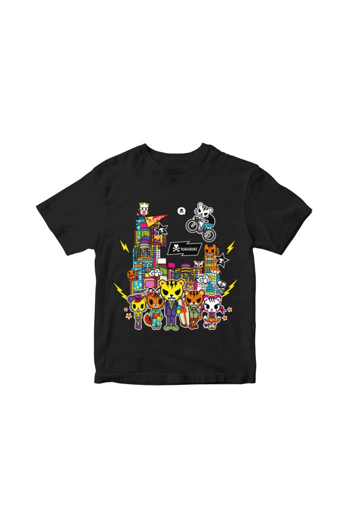 TOKIDOKI TIGER NATION GLOW GLOW T-SHIRT - KIDS