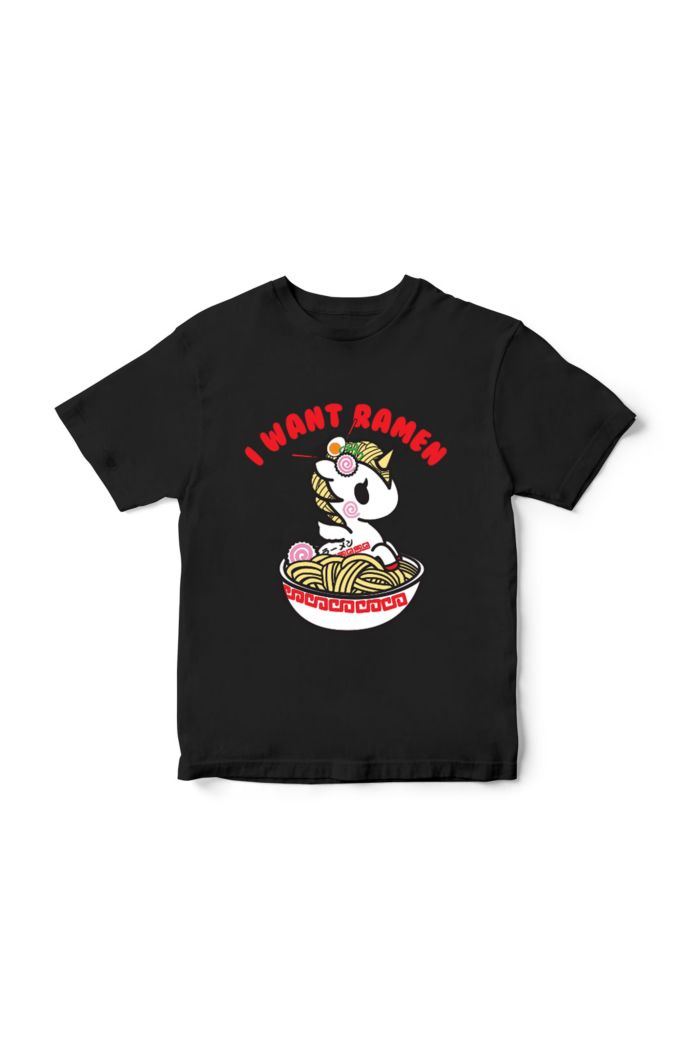 TOKIDOKI MISO UNICORNO T-SHIRT - KIDS BLACK S