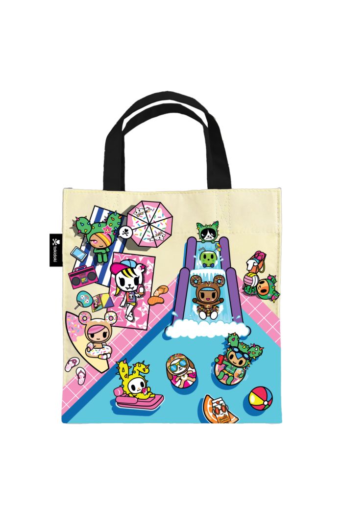 HELLO KITTY TOKIDOKI TOTE BAG MIDNIGHT METROPOLIS — I Love My Kitty Shop