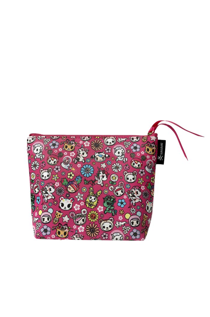 TOKIDOKI TKDK FLORAL COSMETIC POUCH