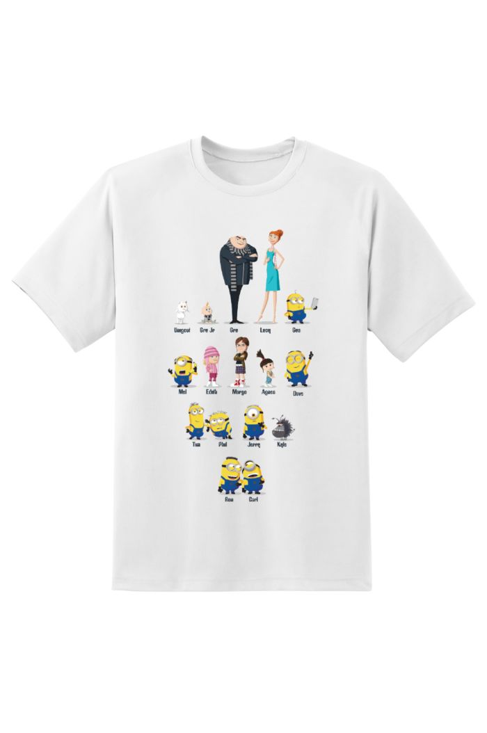 MINIONS DESPICABLE ME CAST T-SHIRT