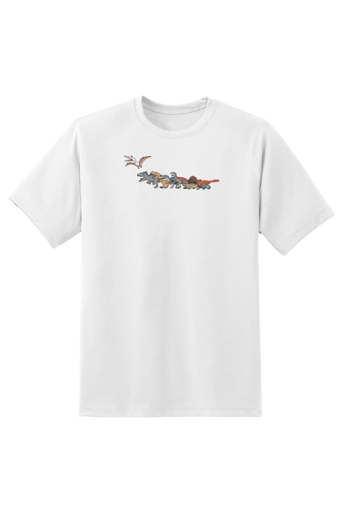 JURASSIC WORLD YURUKAWA DINO LINE-UP T-SHIRT