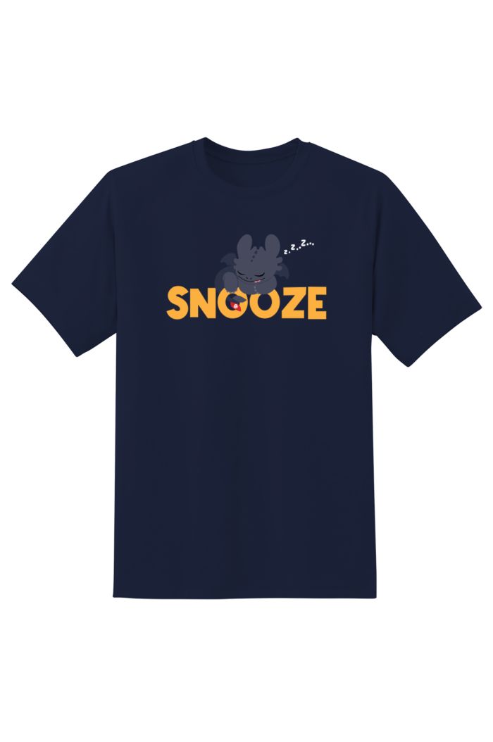 HTTYD SNOOZE T-SHIRT NAVY XS
