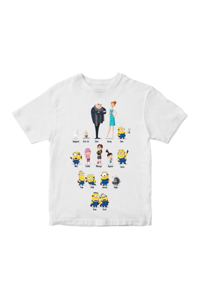 MINIONS DESPICABLE ME CAST T-SHIRT - KIDS
