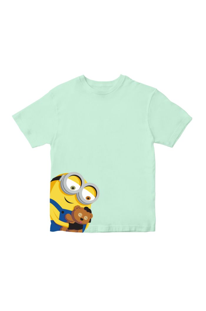 MINIONS BIG BOB & TIM T-SHIRT - KIDS MINT S