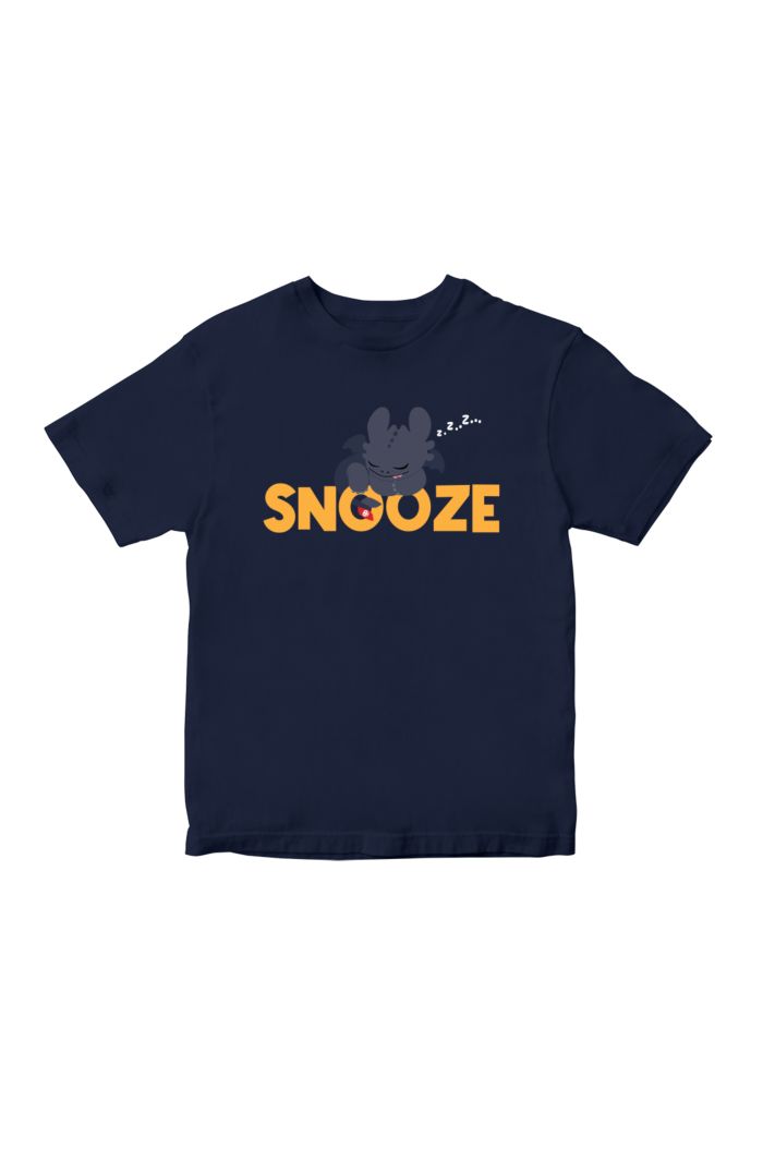 HTTYD SNOOZE T-SHIRT - KIDS NAVY L