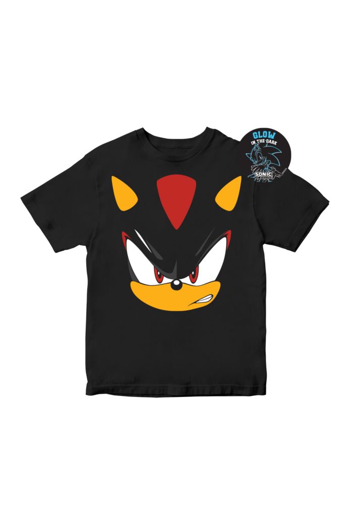 SONIC SHADOW BIG FACE T-SHIRT - KIDS