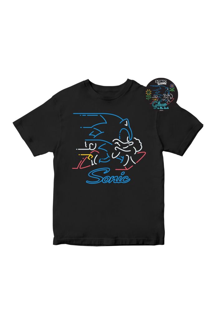SONIC NEON SONIC T-SHIRT - KIDS