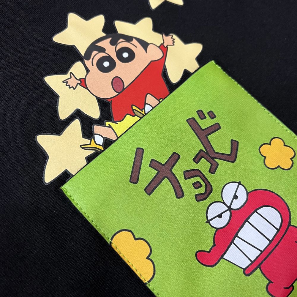 CRAYON SHINCHAN CHOCOBI POCKET T-SHIRT