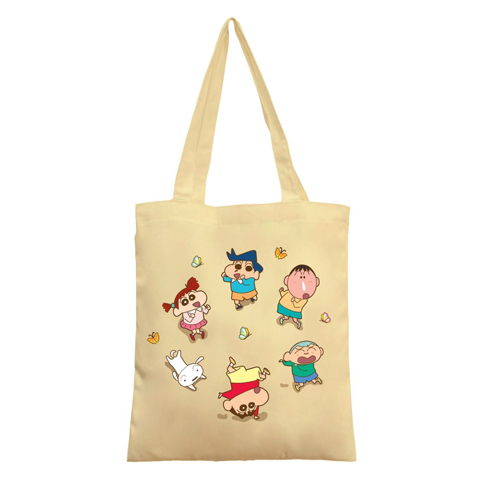 CRAYON SHINCHAN & FRIENDS CANVAS TOTE BAG CRAYON SHINCHAN & FRIENDS CANVAS TOTE BAG