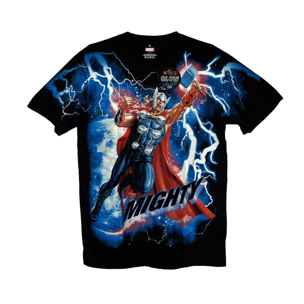 MARVEL THOR MIGHTY GLOW T SHIRT