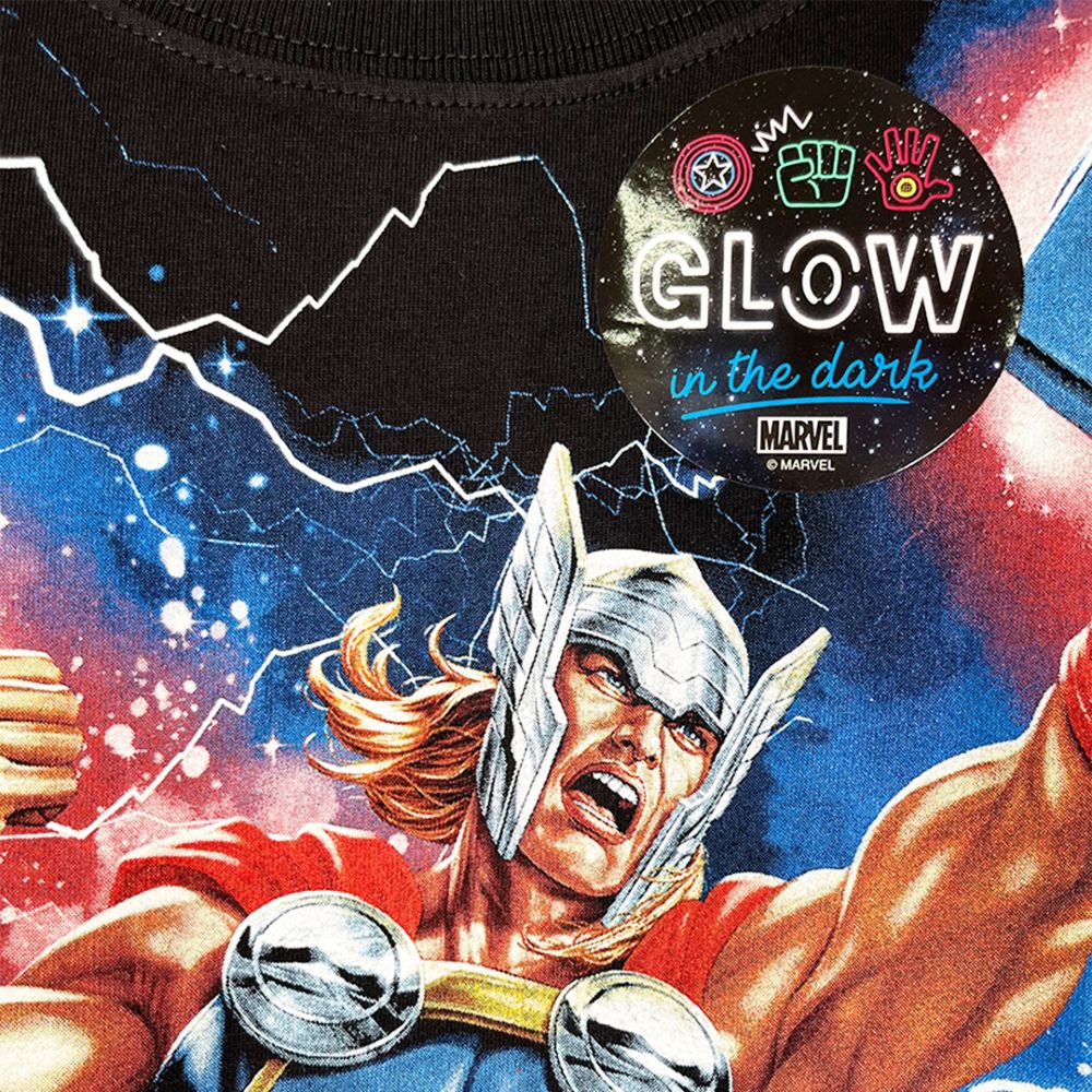 Glow in the dark t shirts avengers on sale
