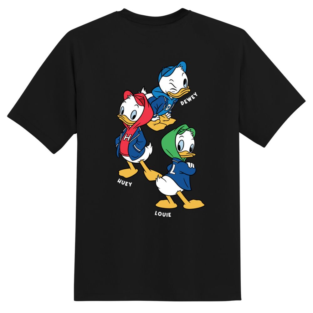 DONALD DUCK DEWEY HUEY LOUIE T-SHIRT - Donald Duck 90th Adult T