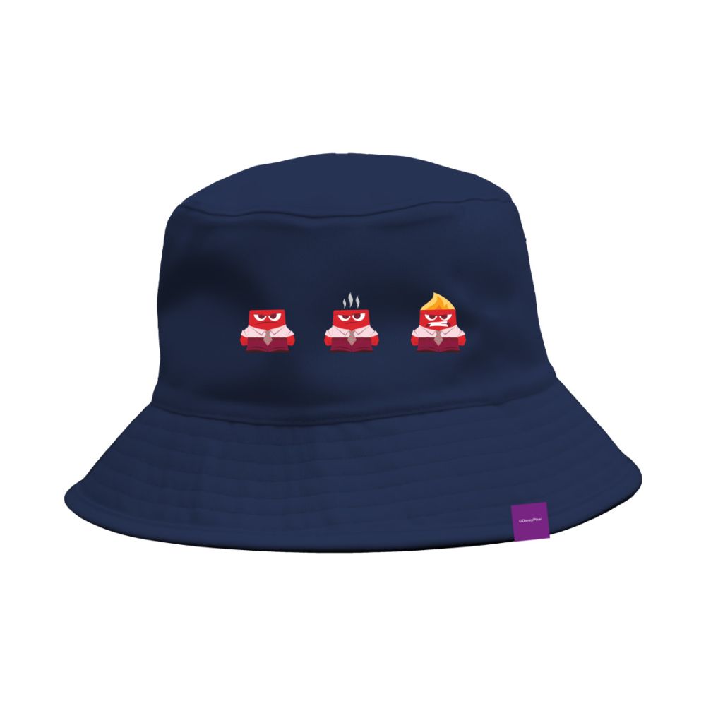 INSIDE OUT 2 ANGER REVERSIBLE BUCKET HAT - ADULT