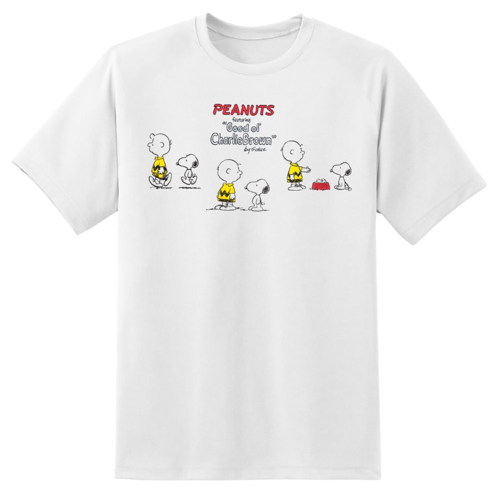 white snoopy shirt