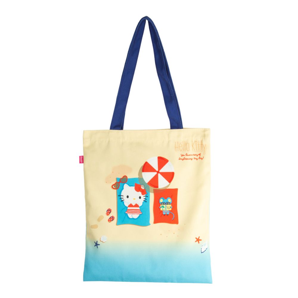 Hello kitty canvas tote bag hot sale