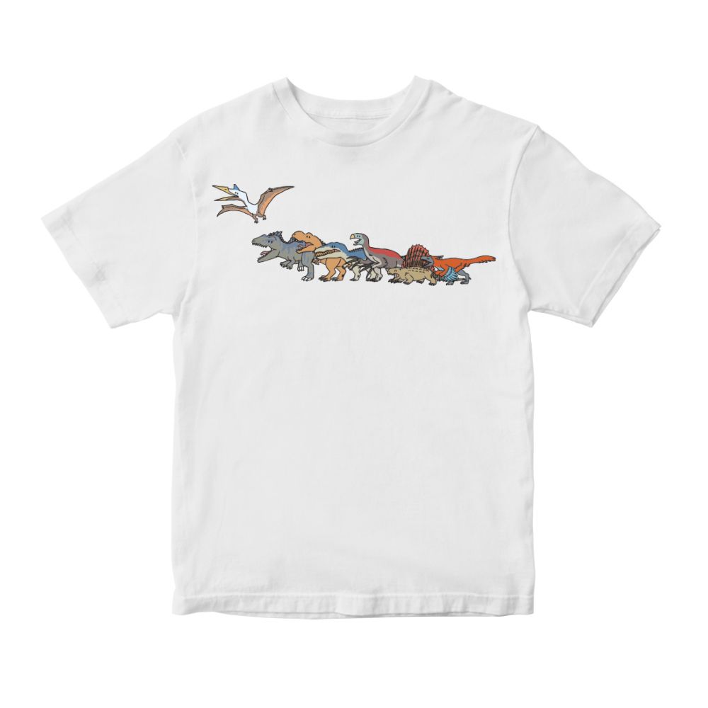 JURASSIC WORLD YURUKAWA DINO LINE-UP T-SHIRT - KIDS