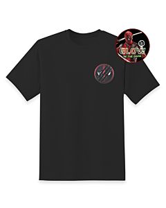 MARVEL DEADPOOL BACK GLOW T-SHIRT