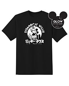 DISNEY 100 STEAMBOAT WILLIE KAWAII GLOW T-SHIRT