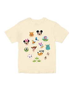 DISNEY 100 CHARACTERS HEAD T-SHIRT - KIDS