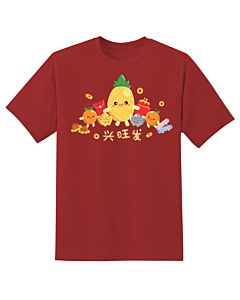 MR MERLION PINEPPLE HUAT T-SHIRT