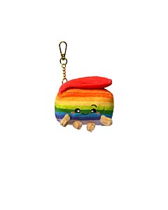 MMF 3.5" RAINBOW K. LAPIS PLUSH KEYRING