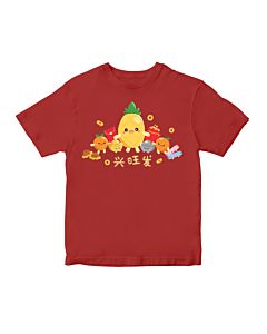 MR MERLION PINEPPLE HUAT T-SHIRT T-SHIRT - KIDS