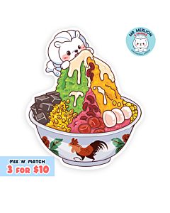 MR MERLION ICE KACANG STICKER