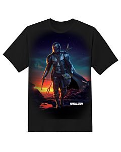 MANDALORIAN NIGHT SKY GLOW T-SHIRT