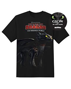HTTYD PANORAMA TOOTHLESS POSE T-SHIRT