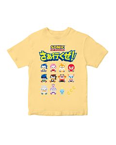 SONIC NIHON CUTE ALL CAST T-SHIRT - KIDS